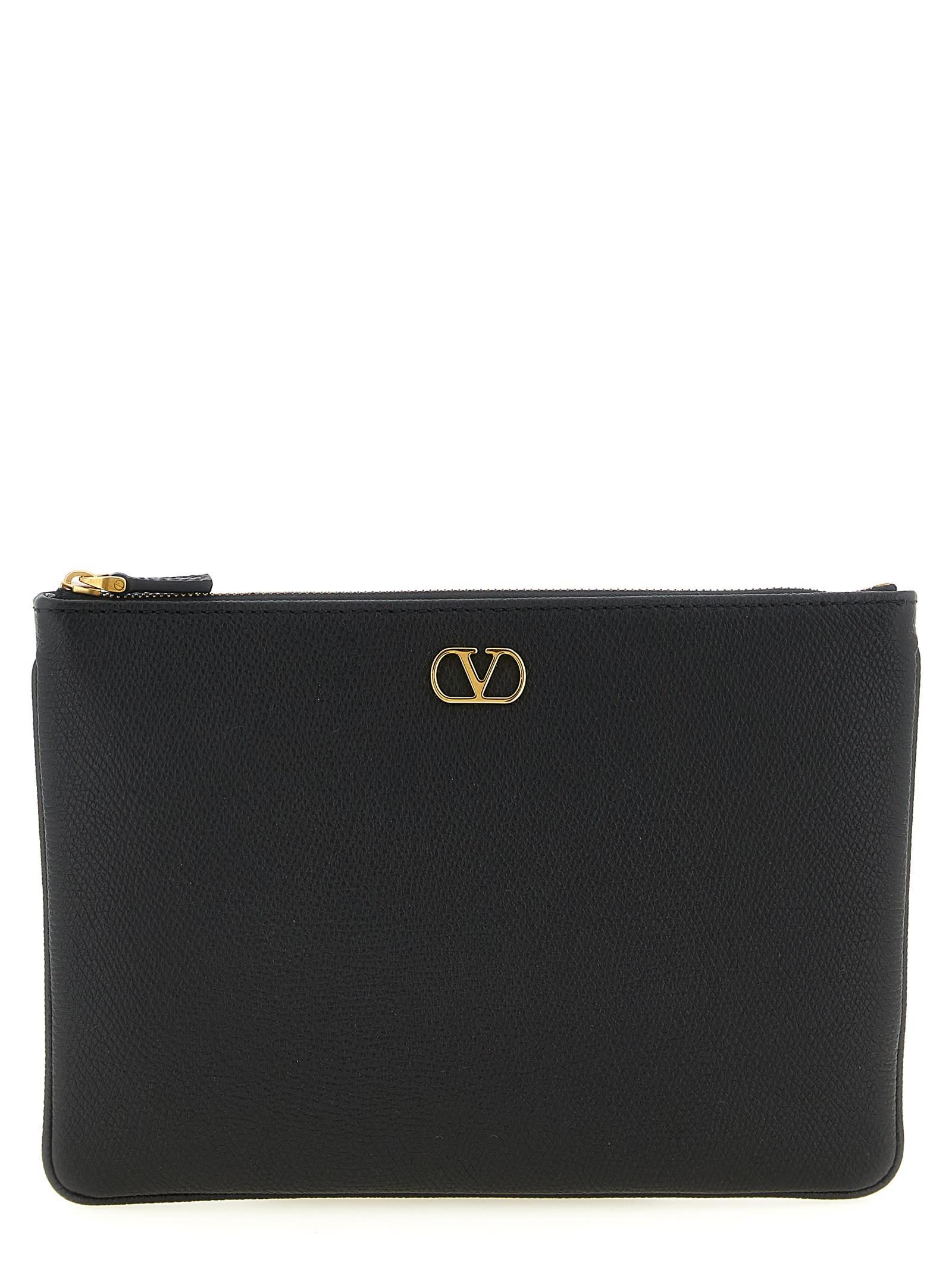 Valentino Garavani Vlogo Medium Clutch Bag