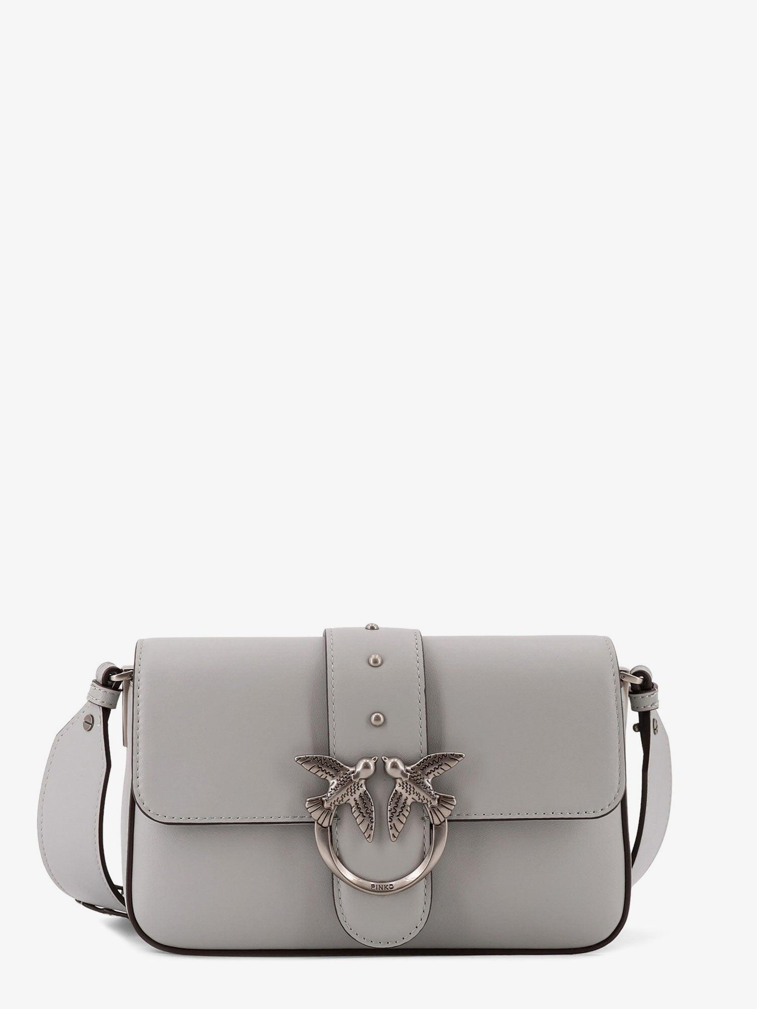 PINKO Mini Love Bag Leather Crossbody Bag