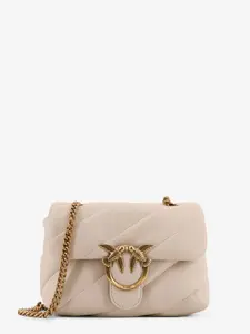 PINKO Love Puff Mini Quilted Leather Crossbody Bag