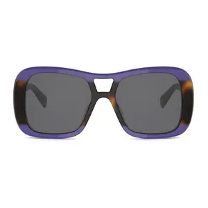 Celine Cl40331u Triomphe Viola/Havana Sunglasses