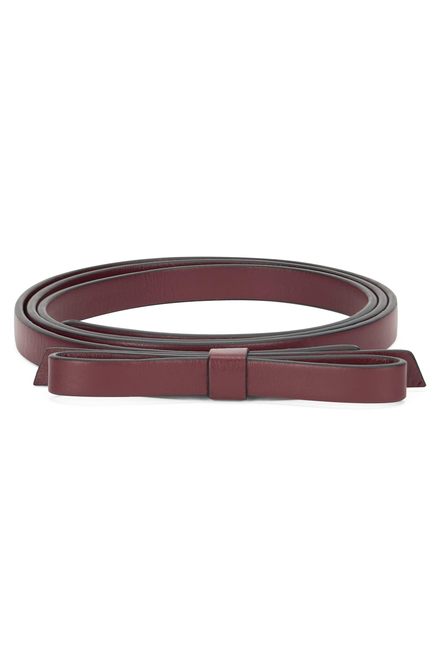 RED Valentino Bordeaux Color Belt