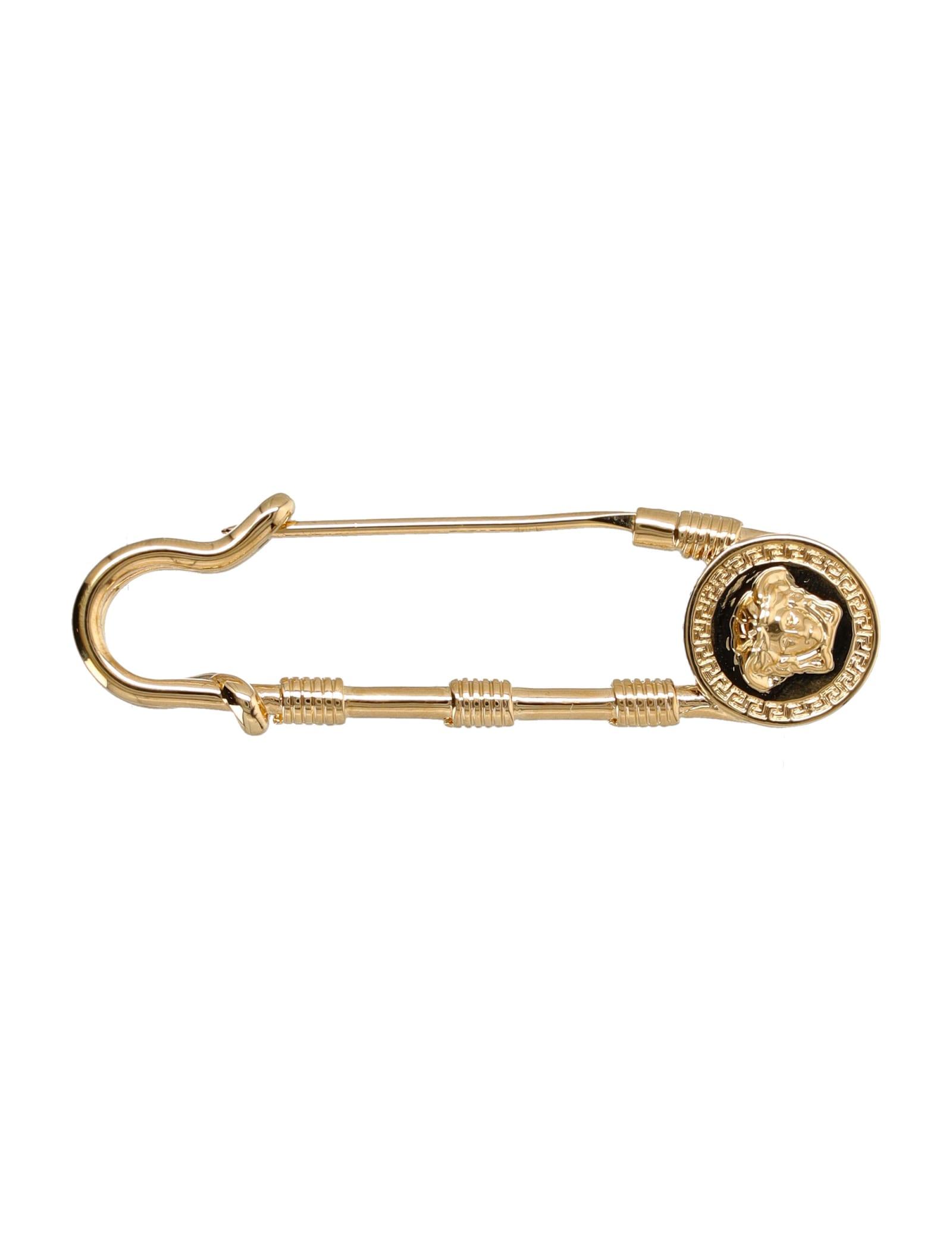 Versace Safety Pin Brooch