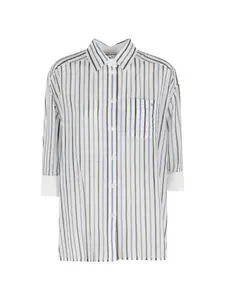 SEMICOUTURE Gracia Striped Cotton Shirt