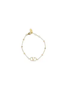 Valentino Garavani Vlogo Signature Bracelet With Swarovski Crystals