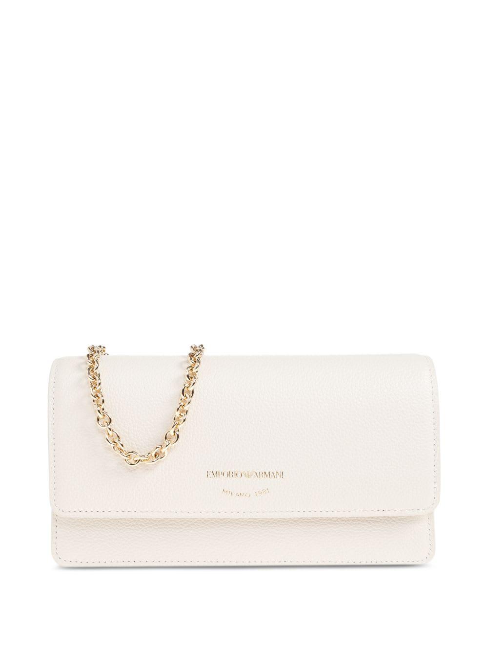 Emporio Armani Leather Wallet On Chain