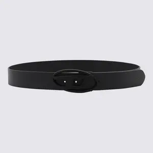 Diesel Black Leather 1dr Belt
