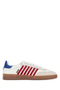 Dsquared2 White Leather Boxer Sneakers