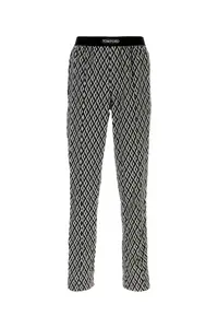 Tom Ford Printed Stretch Satin Pyjama Pant