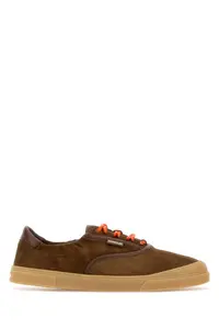 Moncler Brown Suede Vera Leisure Sneakers
