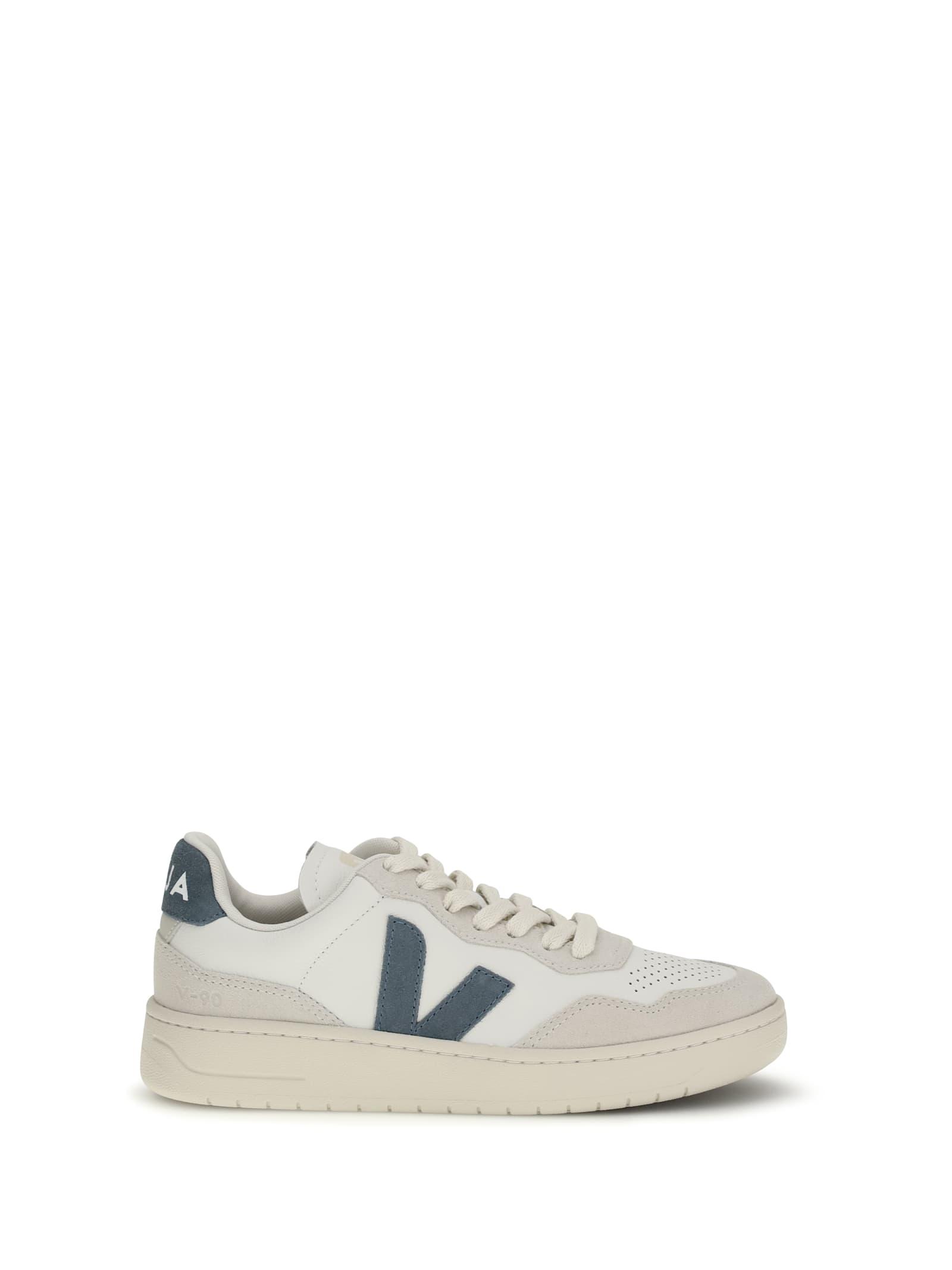 Veja V-90 Organic Leather Sneakers