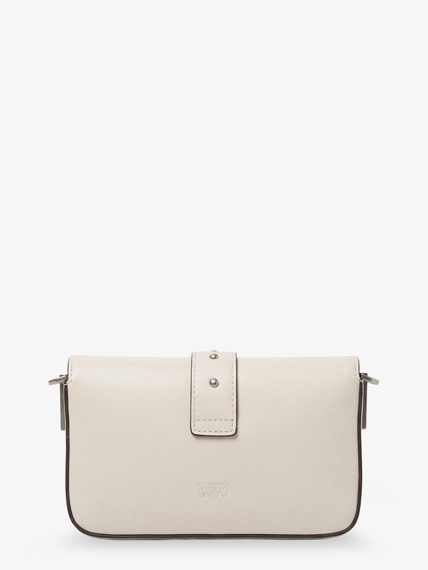 PINKO Baby Love Bag One Slouchy Leather Crossbody Bag