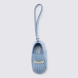 TOD'S Light Blue Key Ring