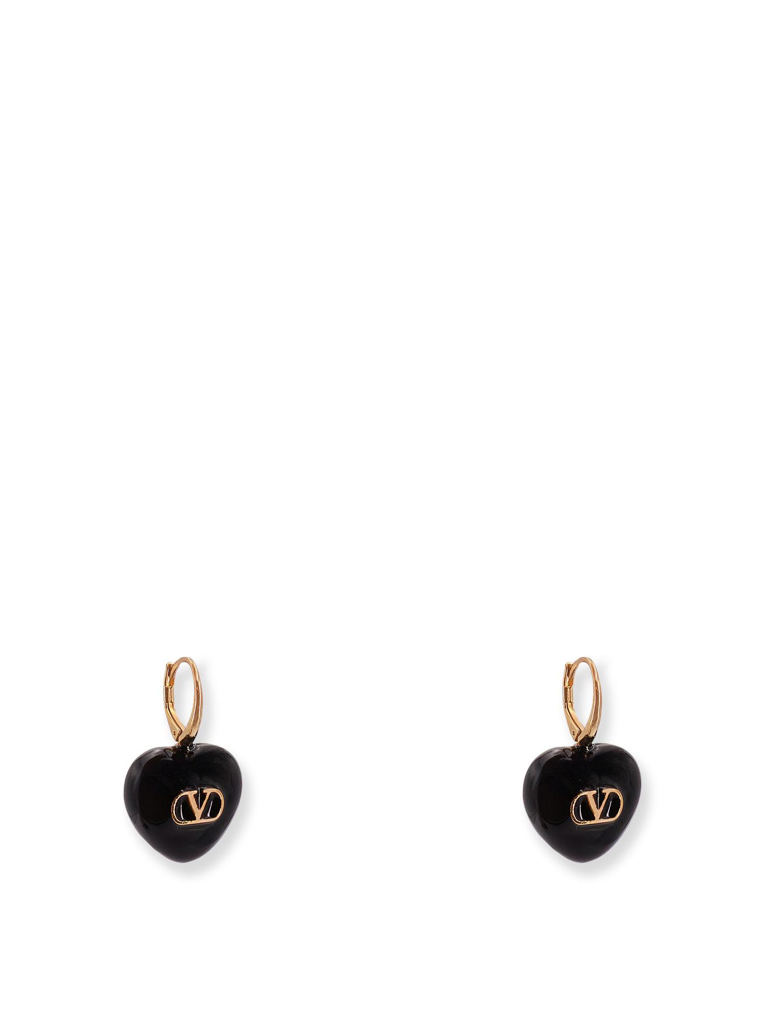 Valentino Garavani Coeur Royal Metal Earrings