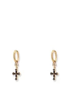 Dolce & Gabbana Brass Earrings With Rhinestones