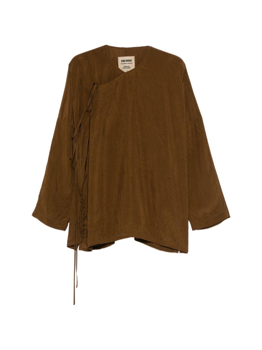 Uma Wang Mud Jersey Tanesha Blouse
