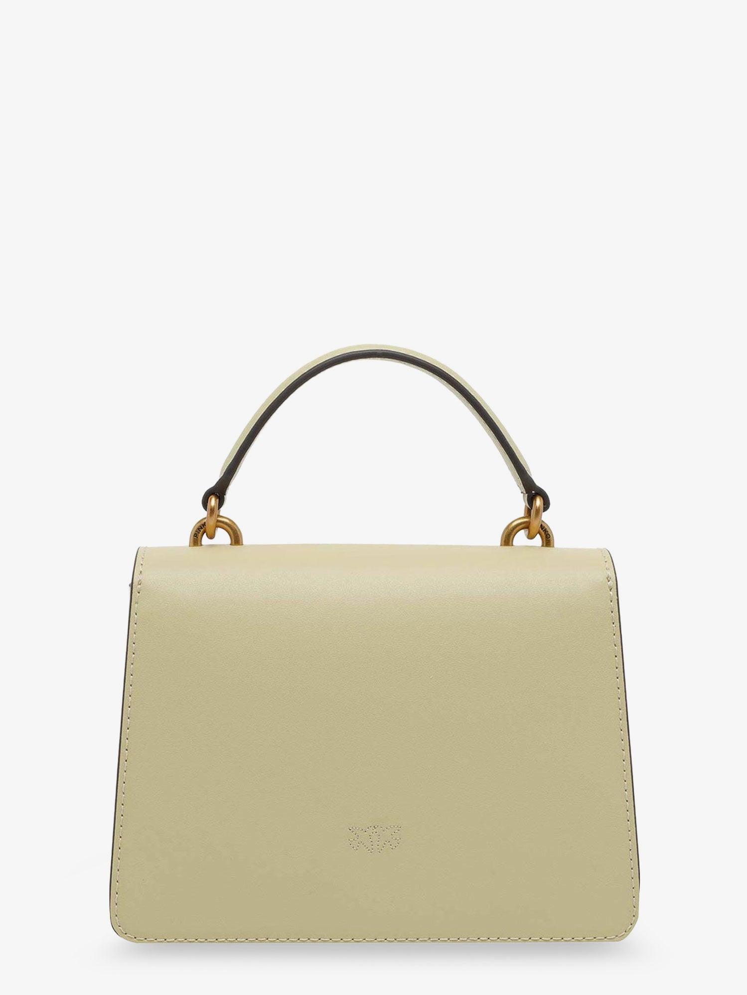 PINKO Love One Leather Crossbody Bag