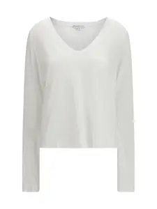 James Perse Deep V-neck Long Sleeve T-shirt