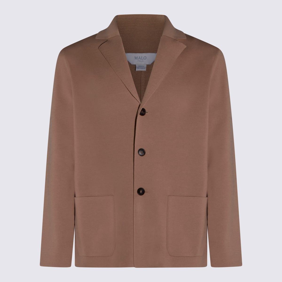 MOLO Camel Cotton Blazer