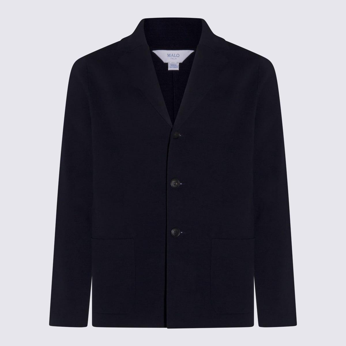 MOLO Navy Cotton Blazer