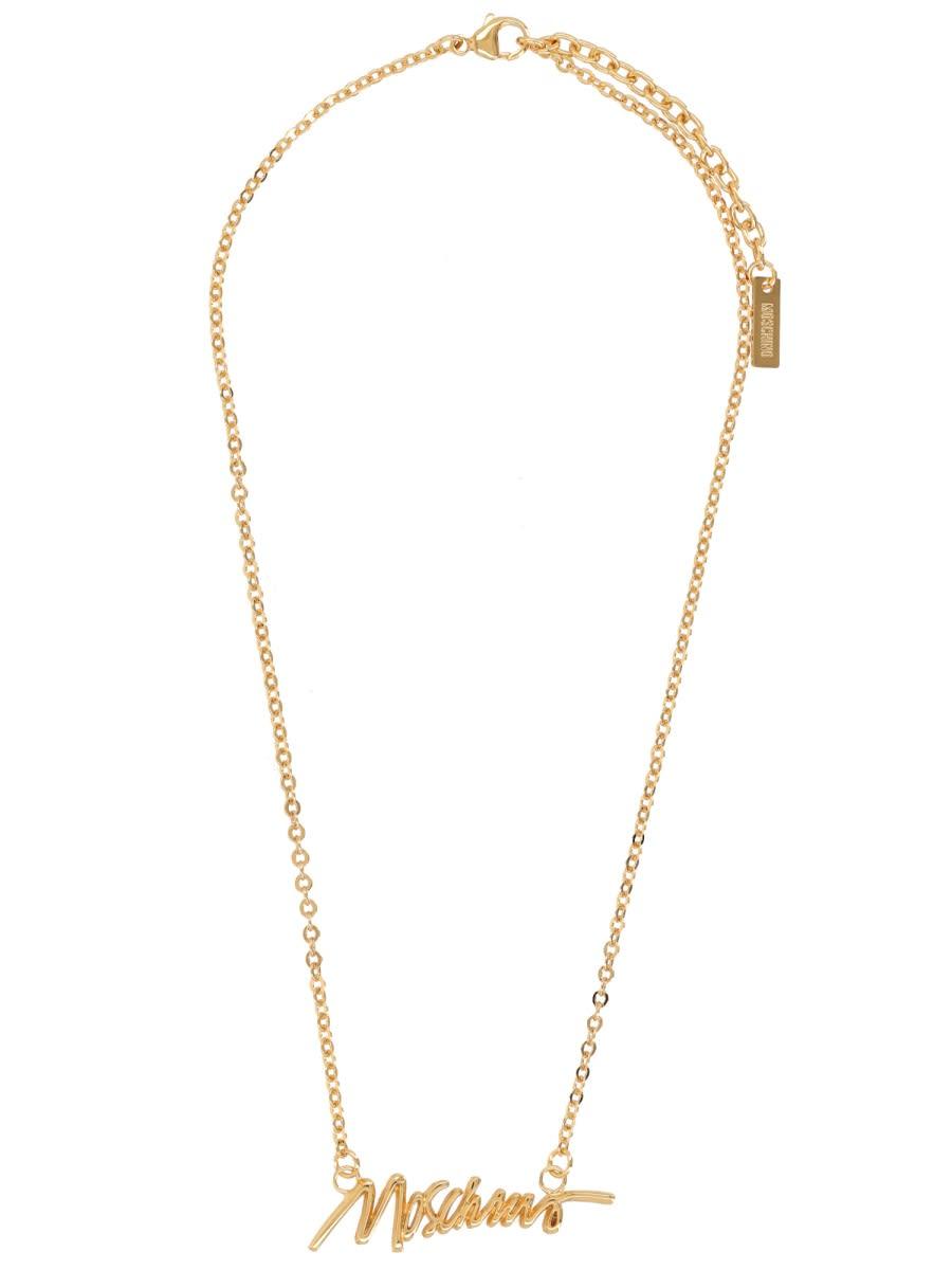 Moschino Logo Necklace