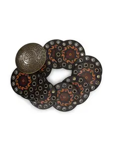 Etro Paisley Studded Belt