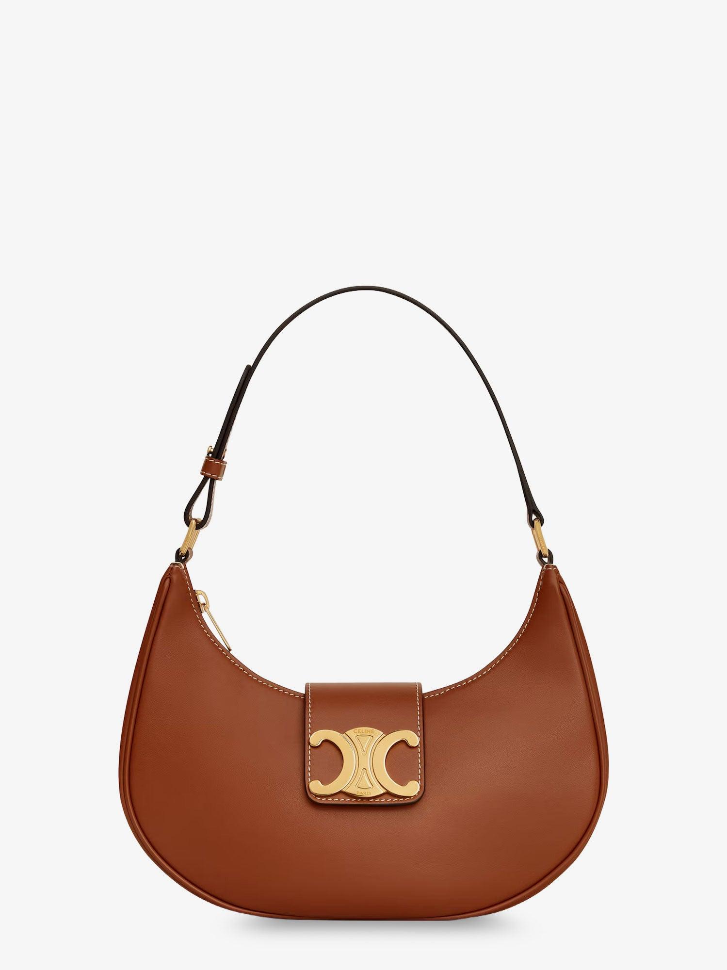 Celine Ava Triomphe Leather Crossbody Bag