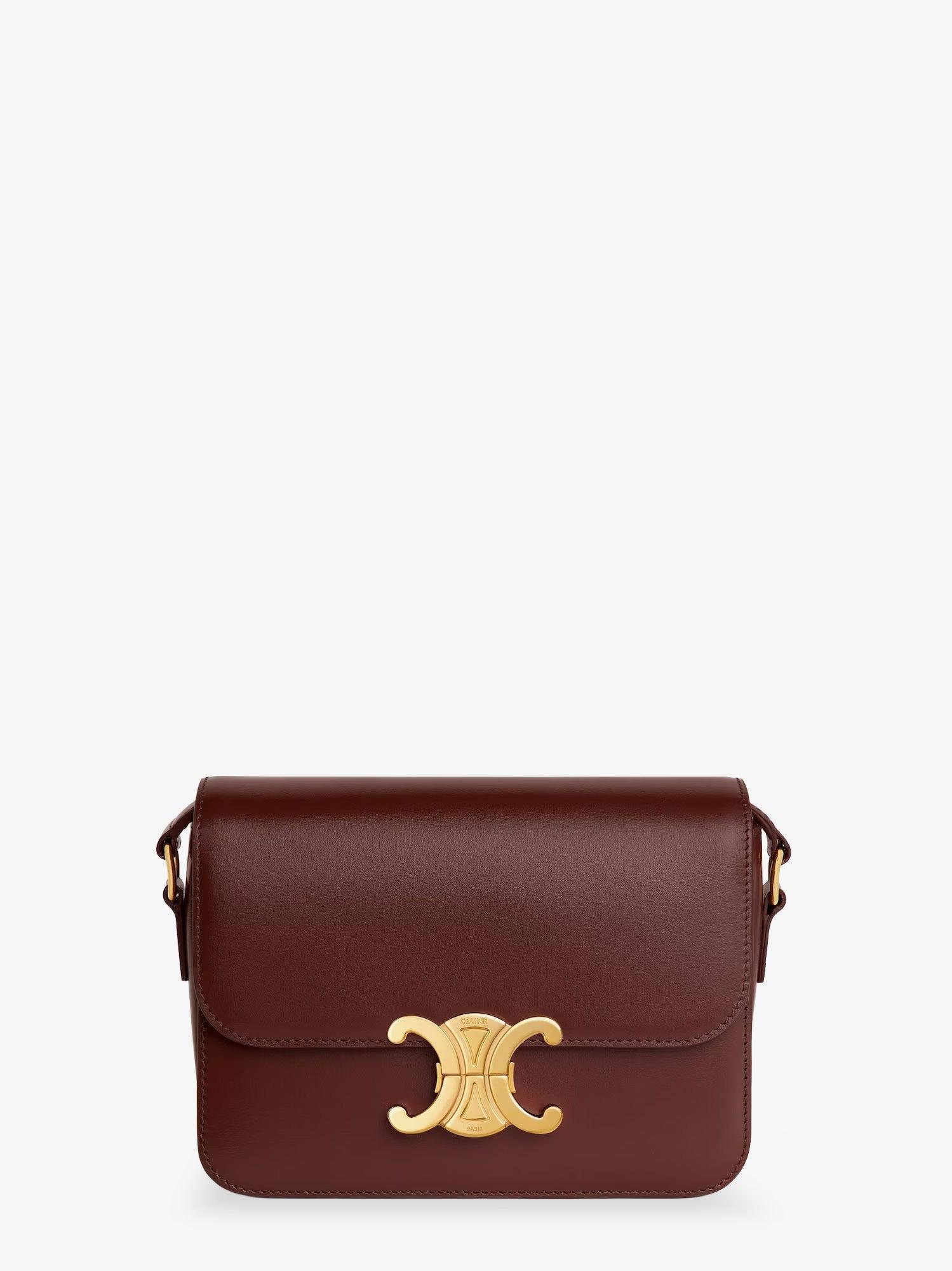 Celine Teen Triomphe Leather Crossbody Bag
