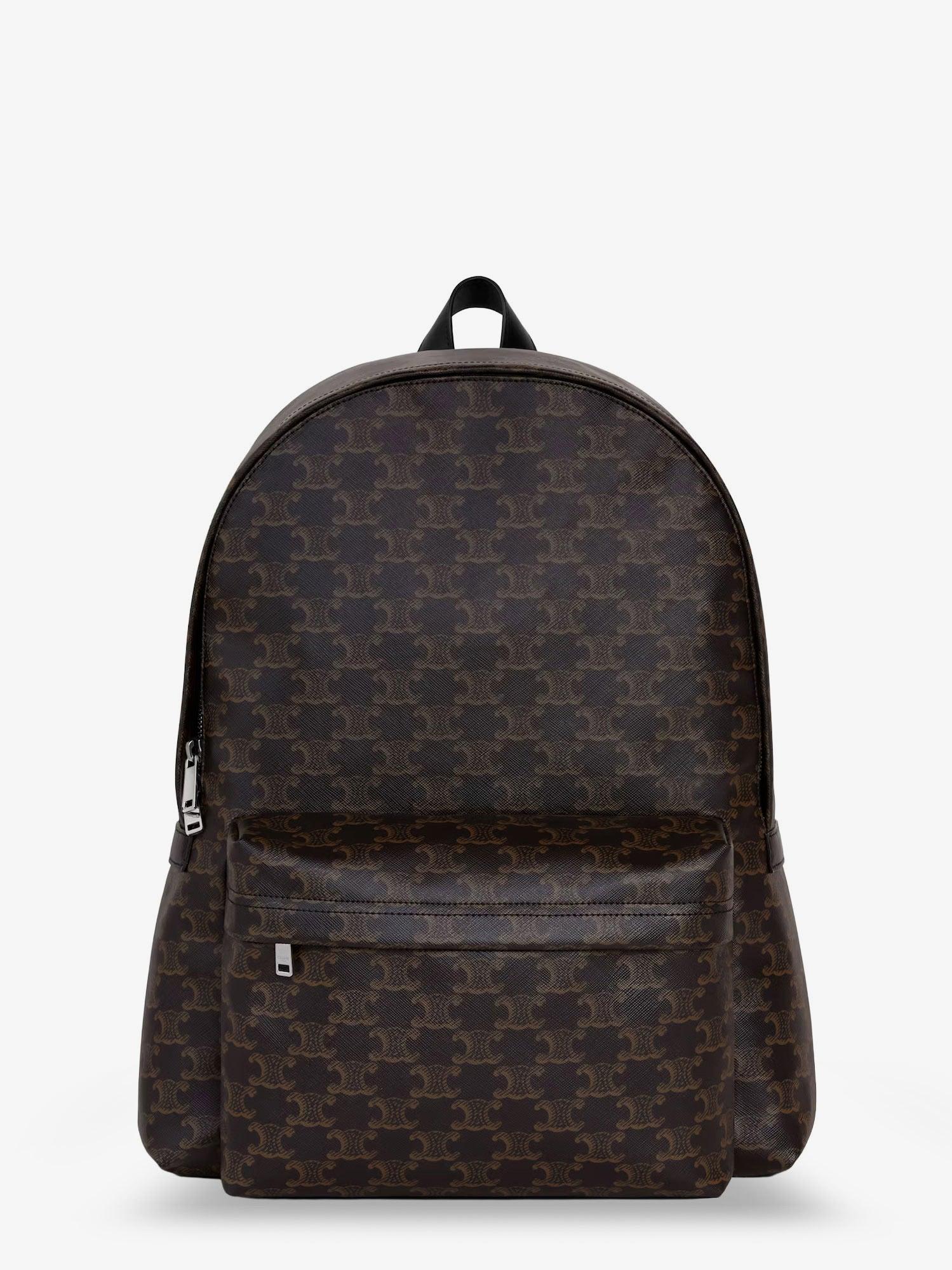 Celine Triomphe Coated Canvas Backpack