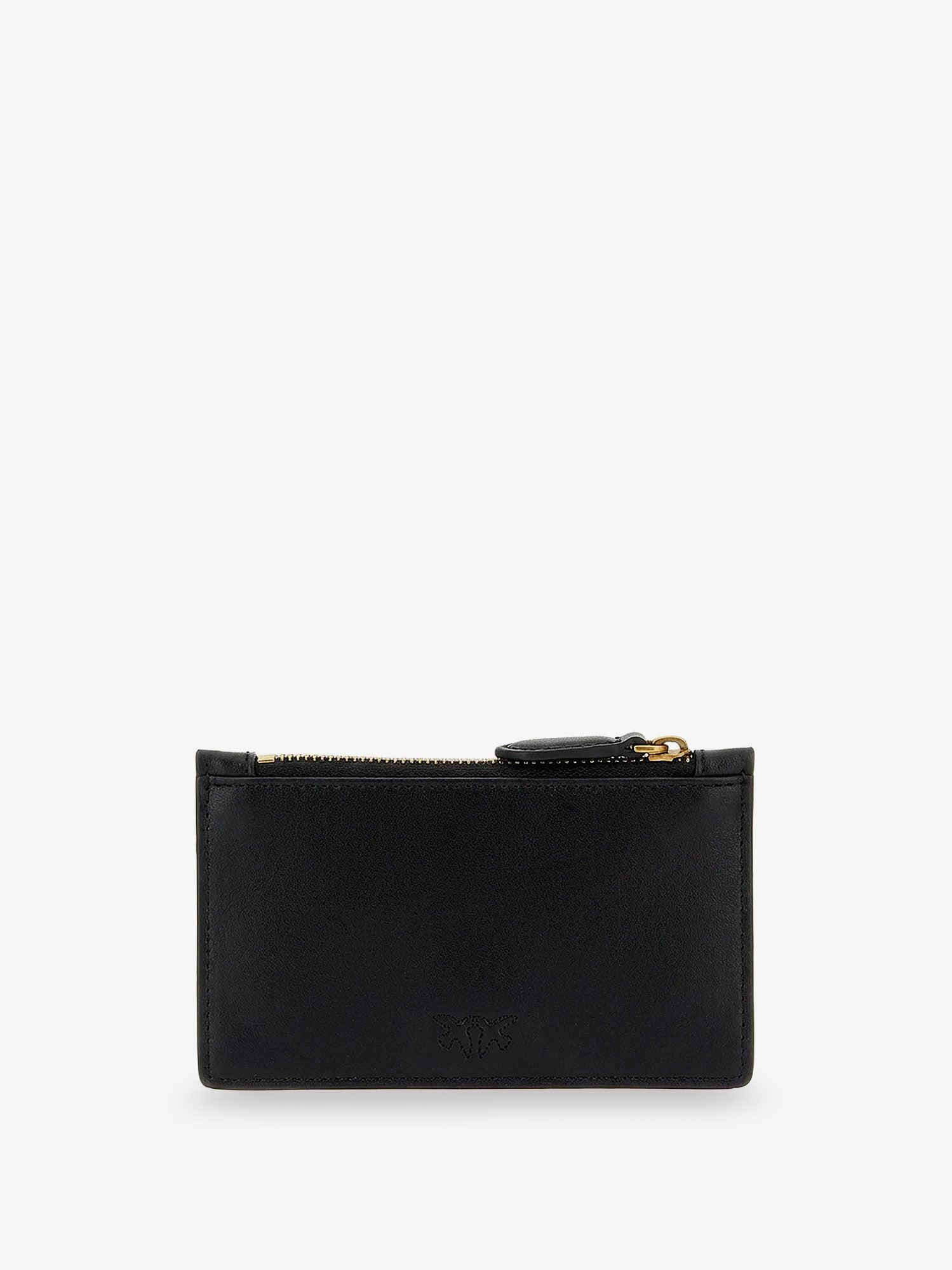 PINKO Airone Leather Card Holder