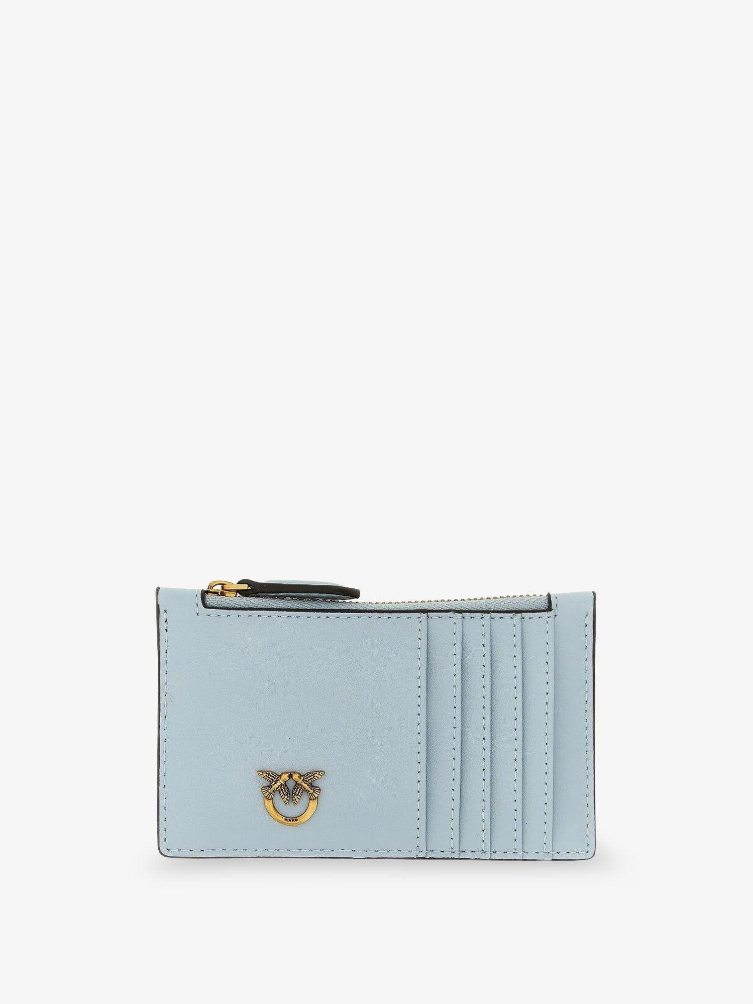 PINKO Airone Leather Card Holder