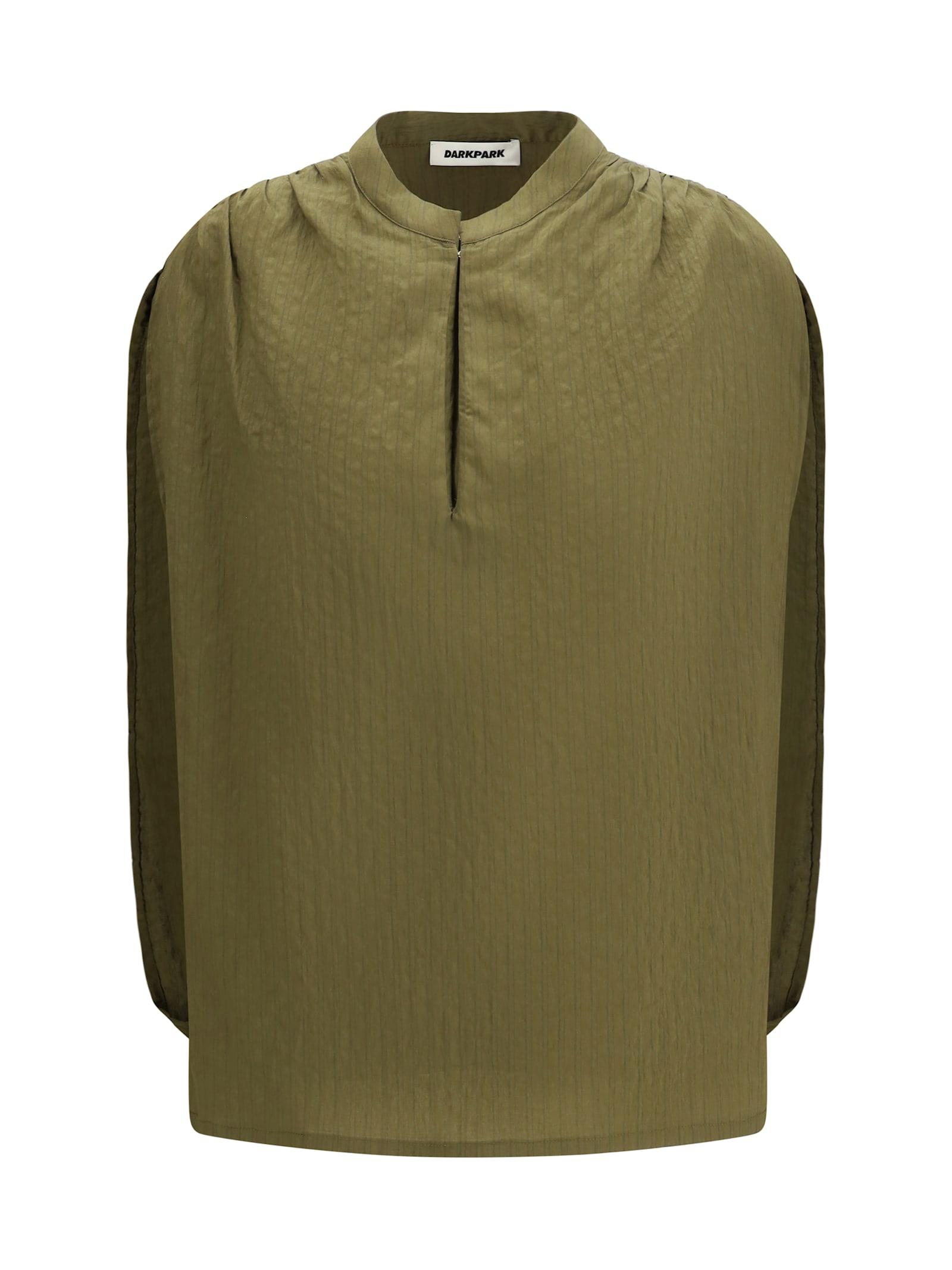 DARKPARK Tracy Textured Gathered Blouse