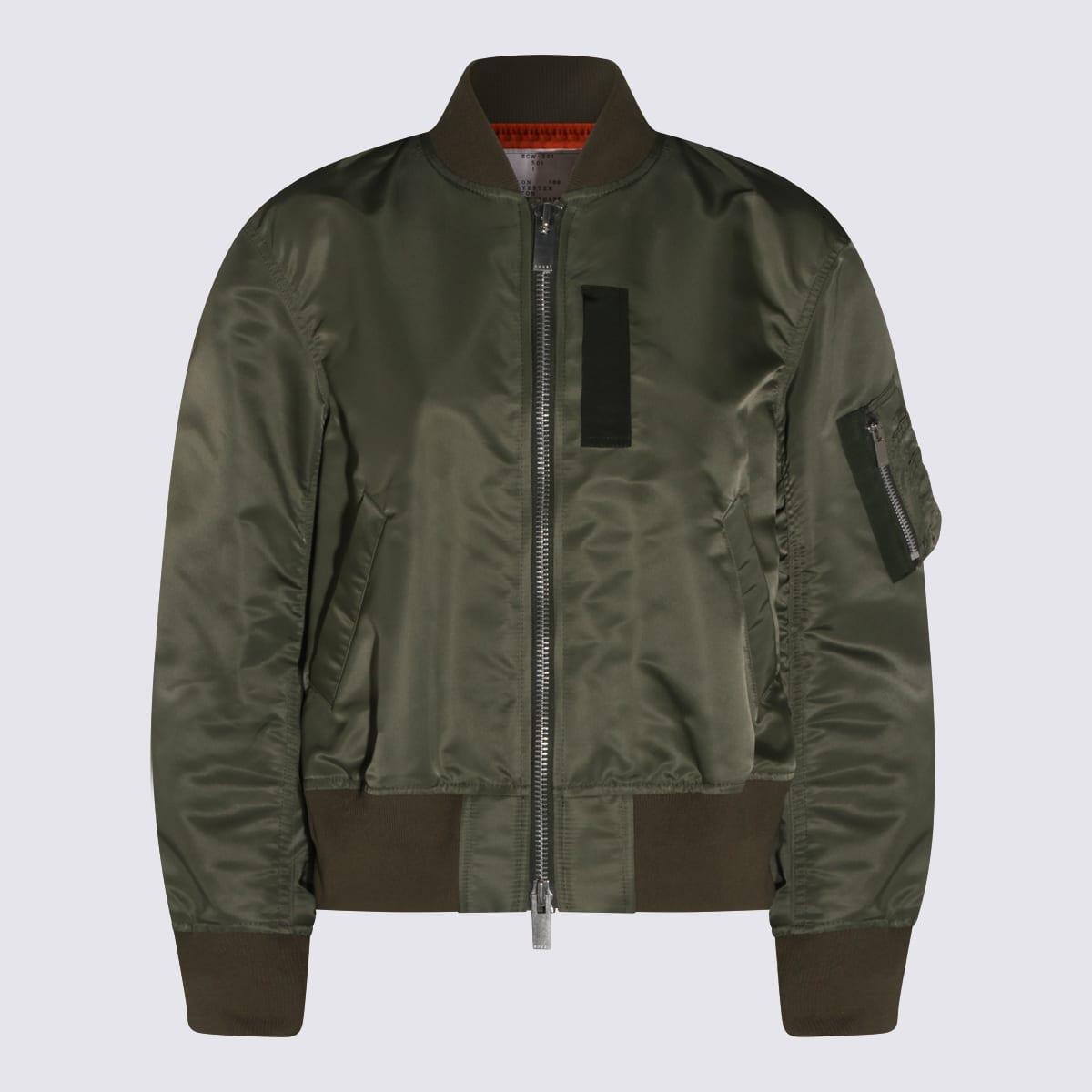 Sacai Khaki Casual Jacket
