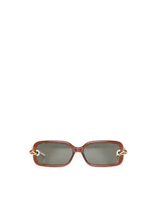 Bottega Veneta Knot Rectangular Sunglasses