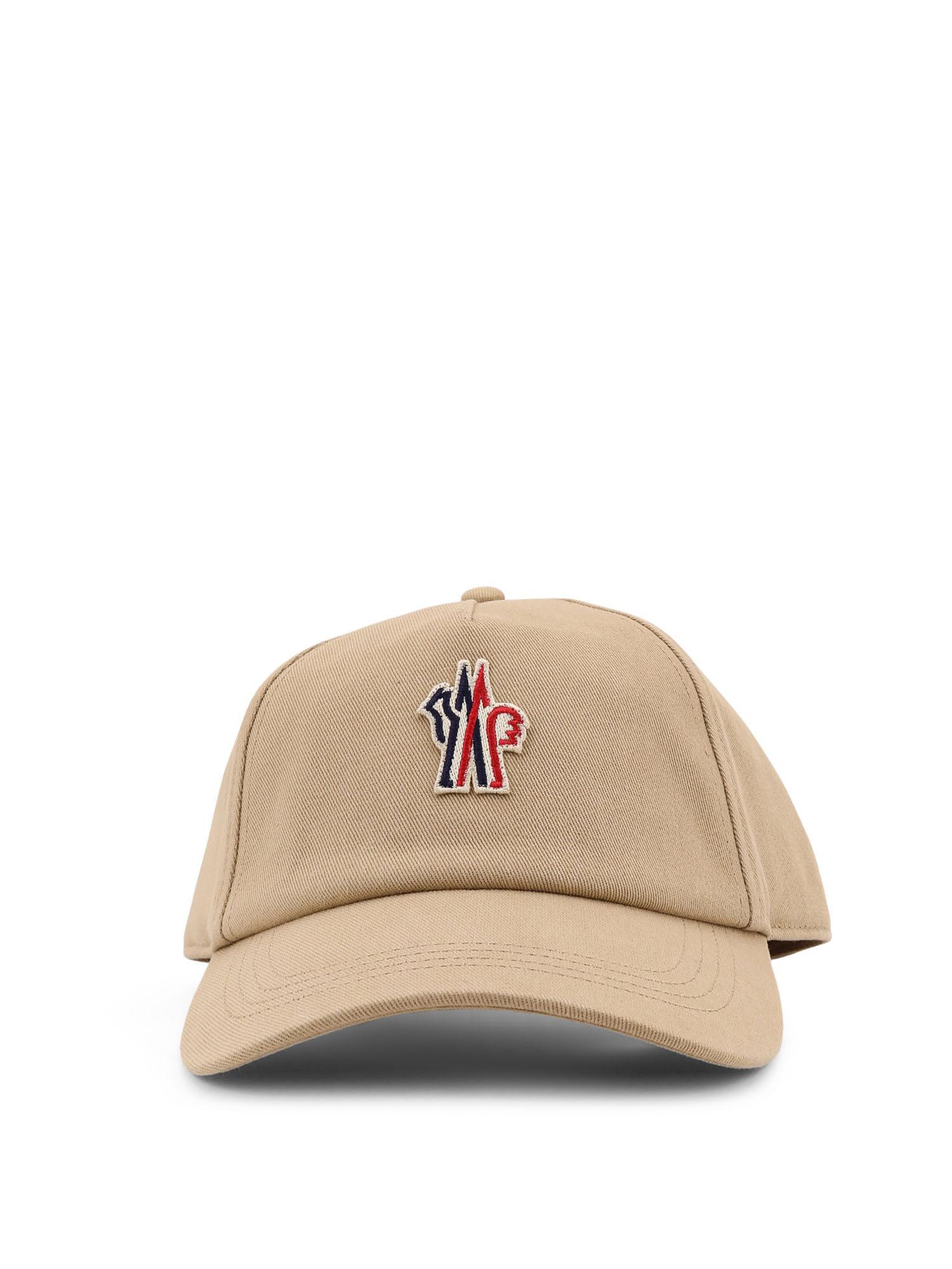 Moncler Grenoble Cotton Hat With Logo Patch