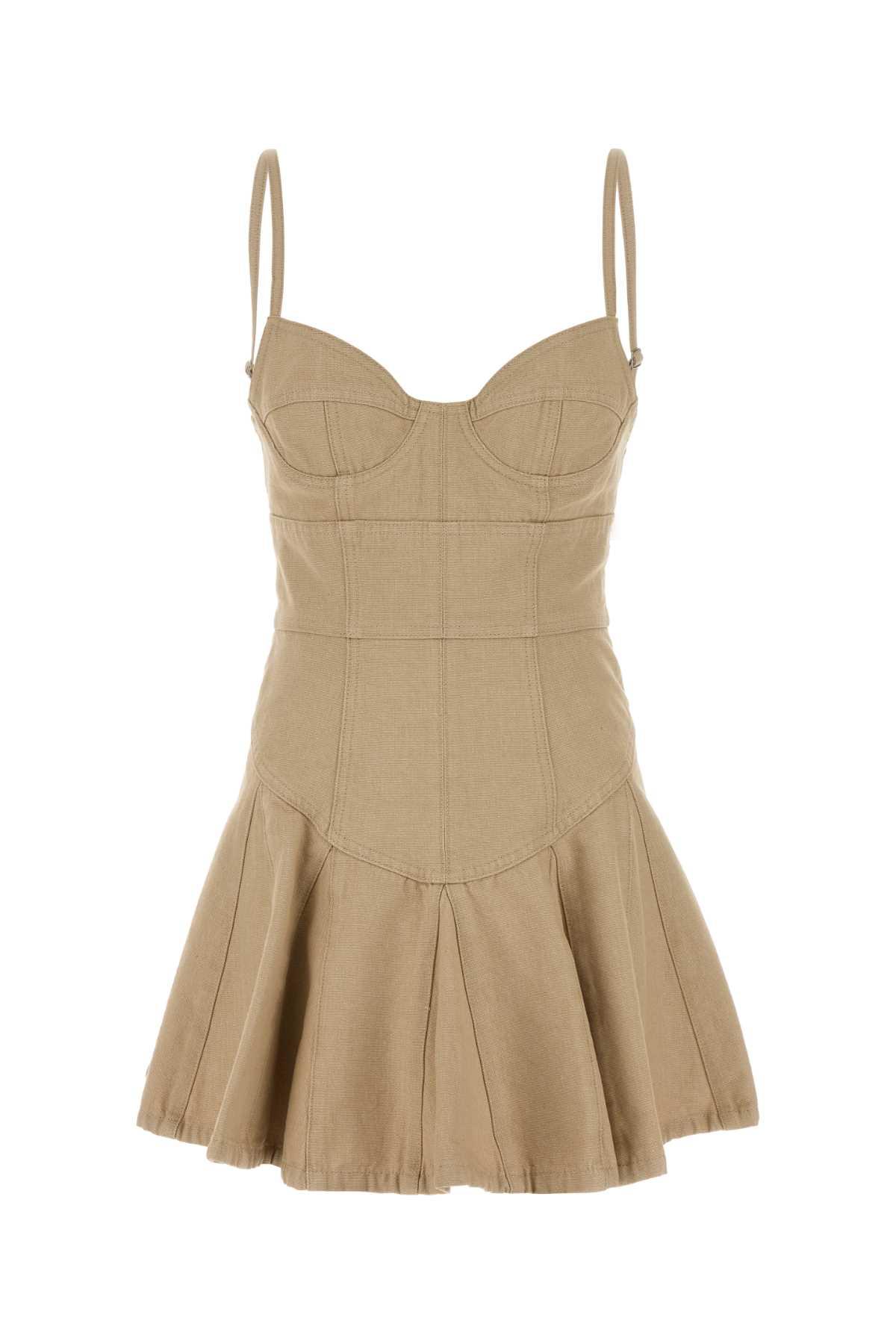 DSQUARED2 Sand Denim Mini Dress