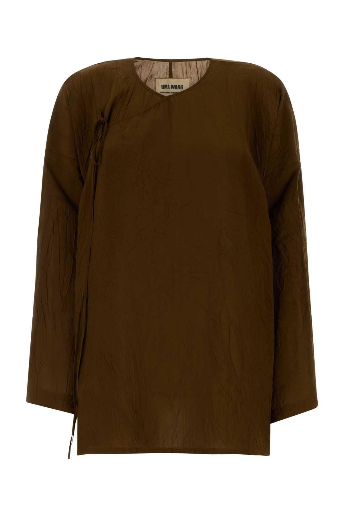 Uma Wang Mud Jersey Tanesha Blouse