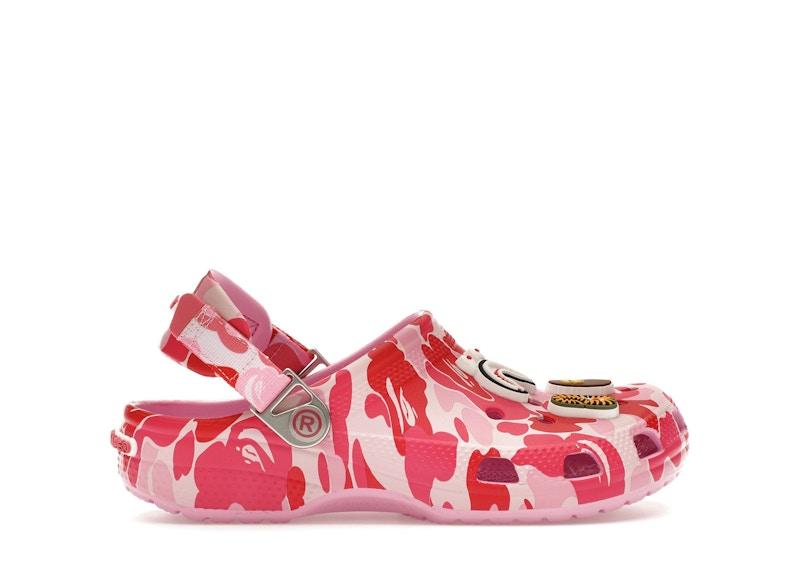 Crocs Classic Clog A Bathing Ape ABC Camo Pink