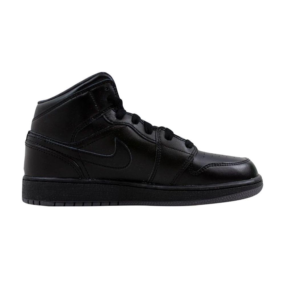Air Jordan 1 Mid Black Dark Grey