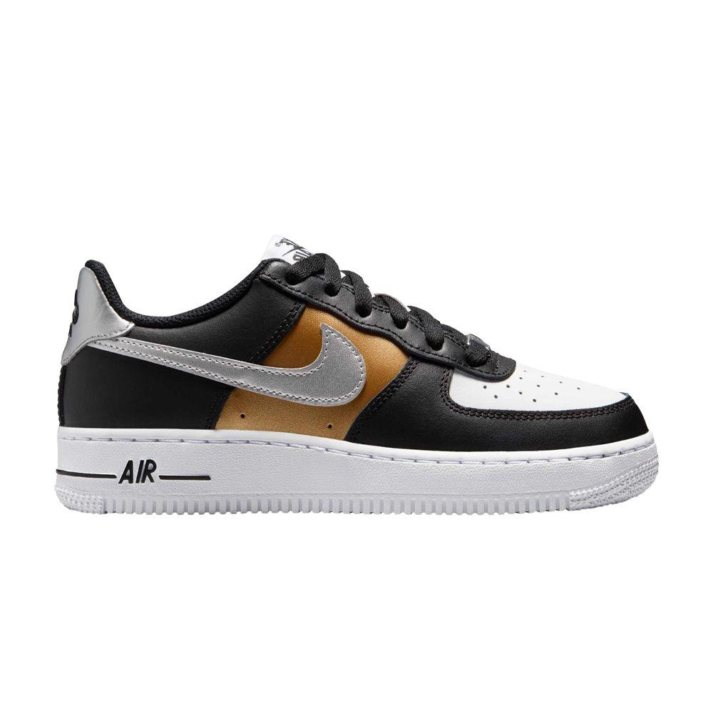 Nike Air Force 1 Low Black Metallic Silver