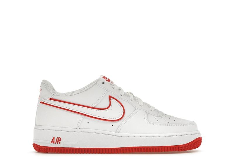 Nike Air Force 1 Low White Picante Red