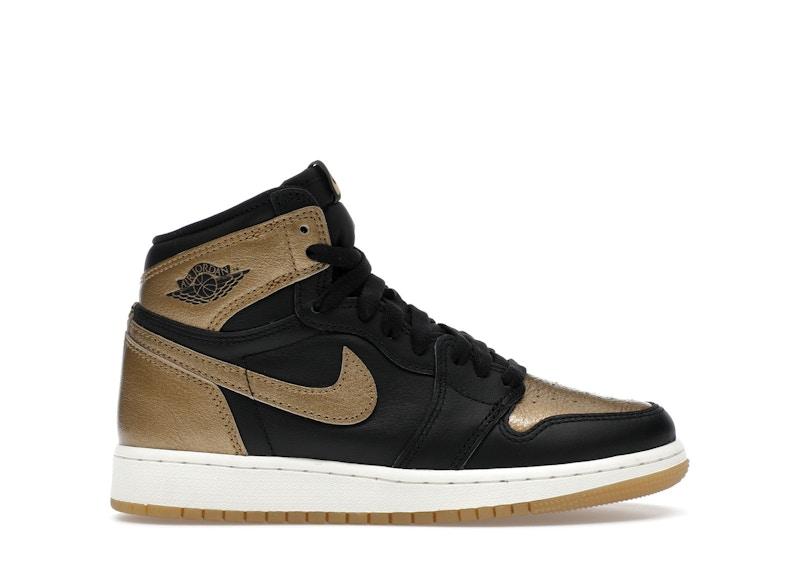 Air Jordan 1 Retro High OG Black Metallic Gold
