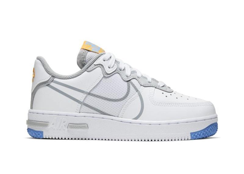 Nike Air Force 1 Low React SU White Light Smoke Grey