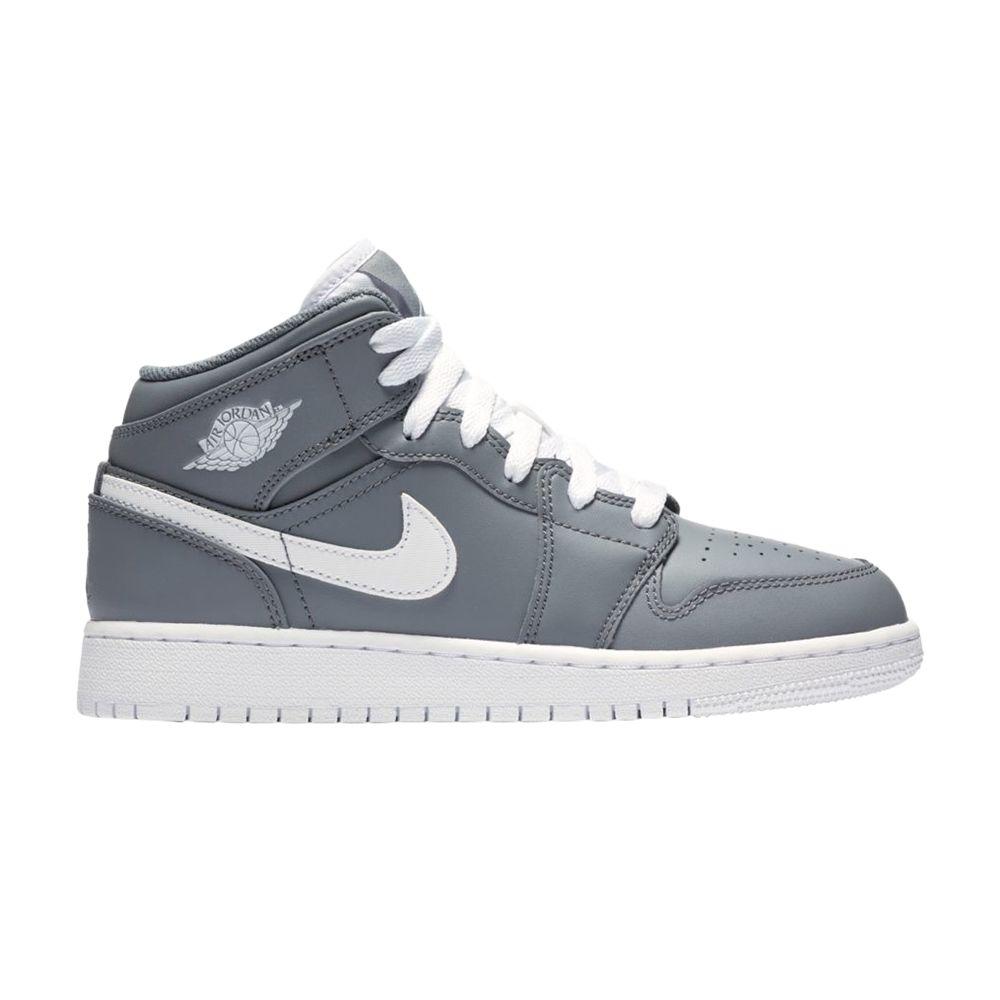 Air Jordan 1 Mid Cool Grey White