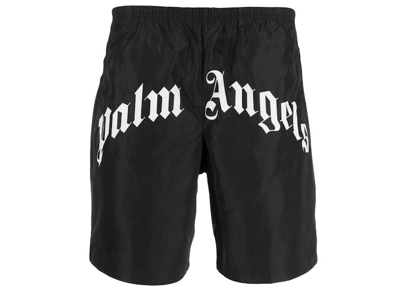 Palm Angels Logo Print Swimming Shorts