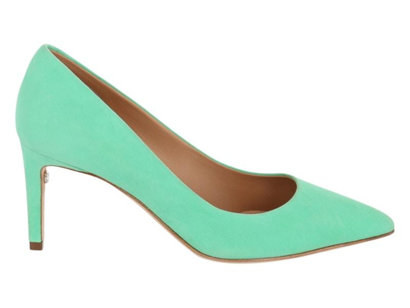 Ferragamo Ilary Pointed-Toe Pumps Green