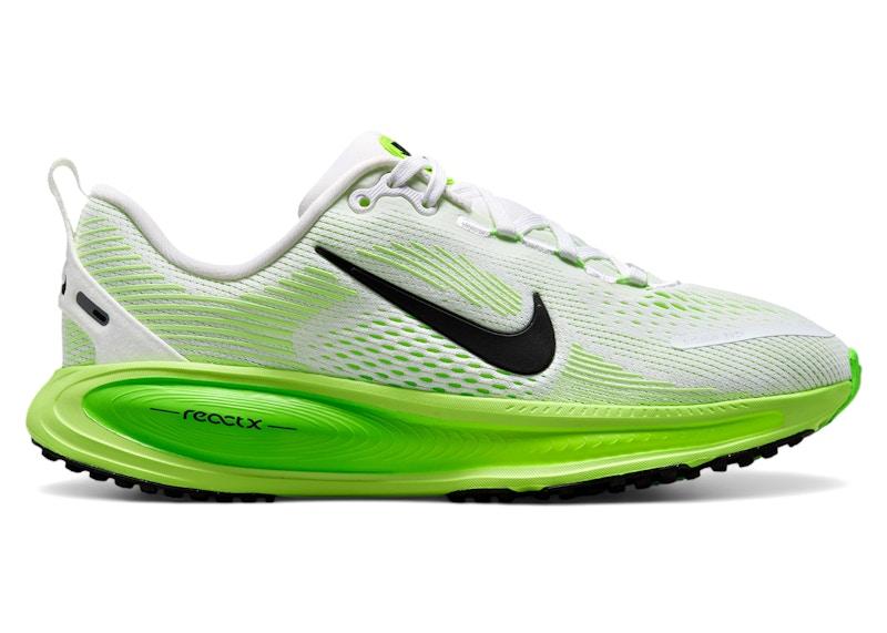 Nike Vomero 18 White Electric Green Volt Black