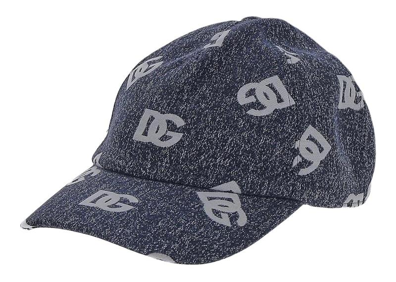Dolce & Gabbana DG Logo Jacquard Denim Baseball Cap