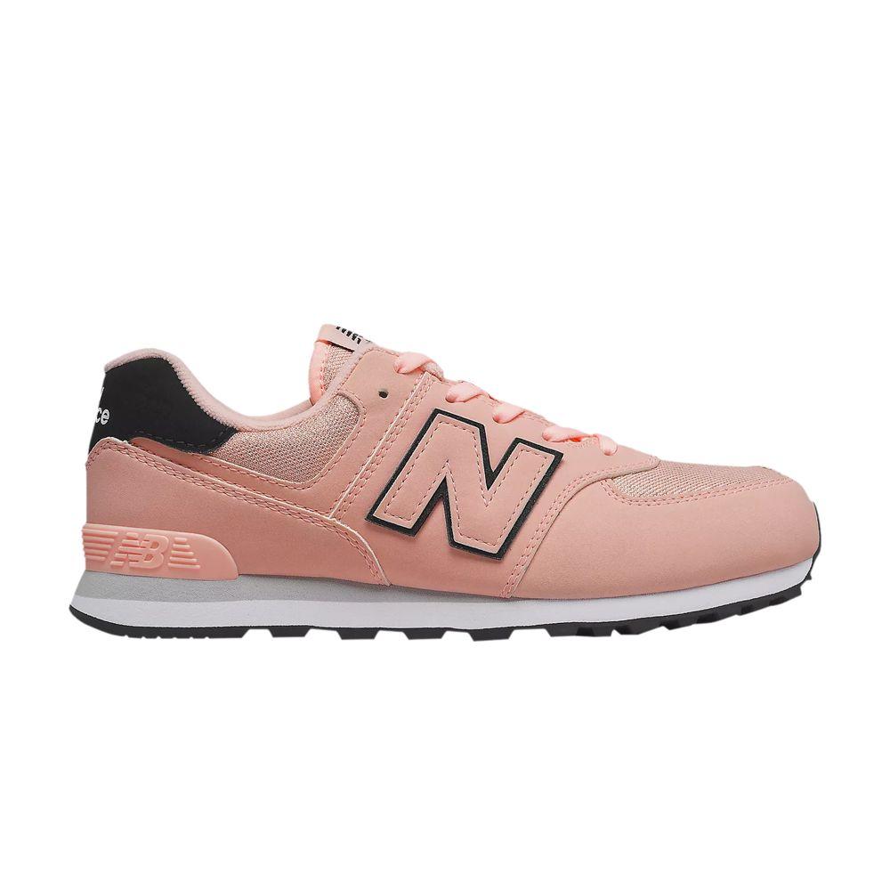 New Balance 574 Big Kid 'Fashion Metallic - Cloud Pink'